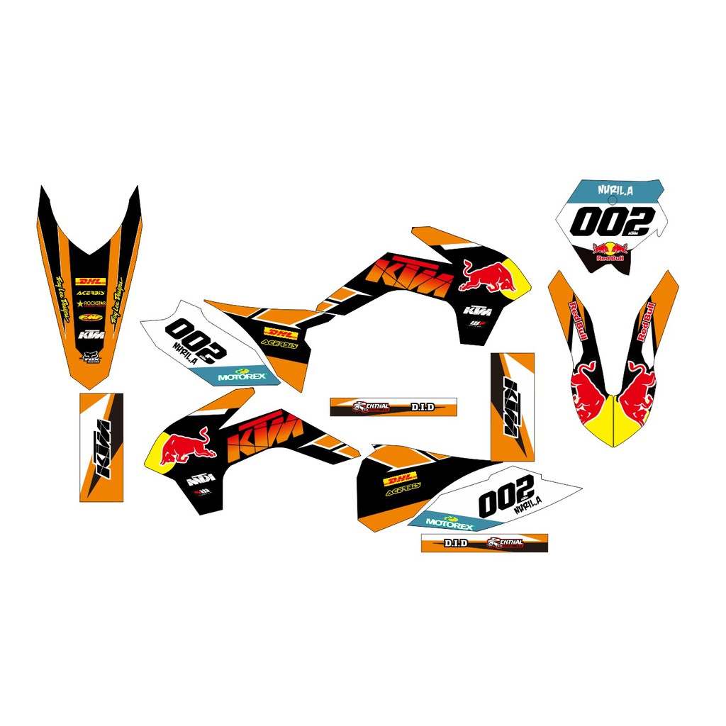 Decal KTM stiker/ sticker dekal KTM 85 desain 01 Lazada Indonesia