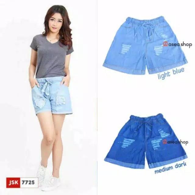 Celana Pendek Sobek Jeans / Hotpant Jeans