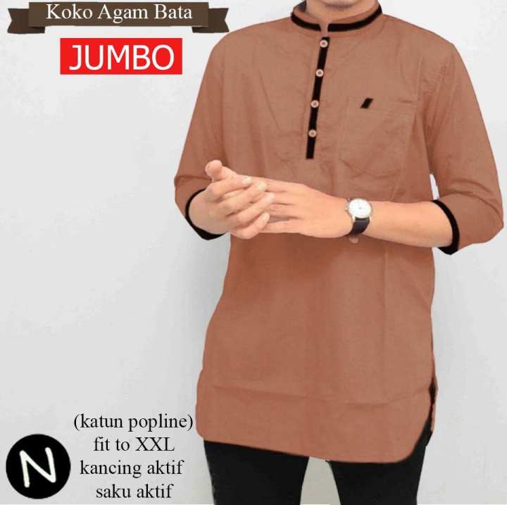  Baju  Muslim pria koko  agam Membeli jualan online Kemeja 