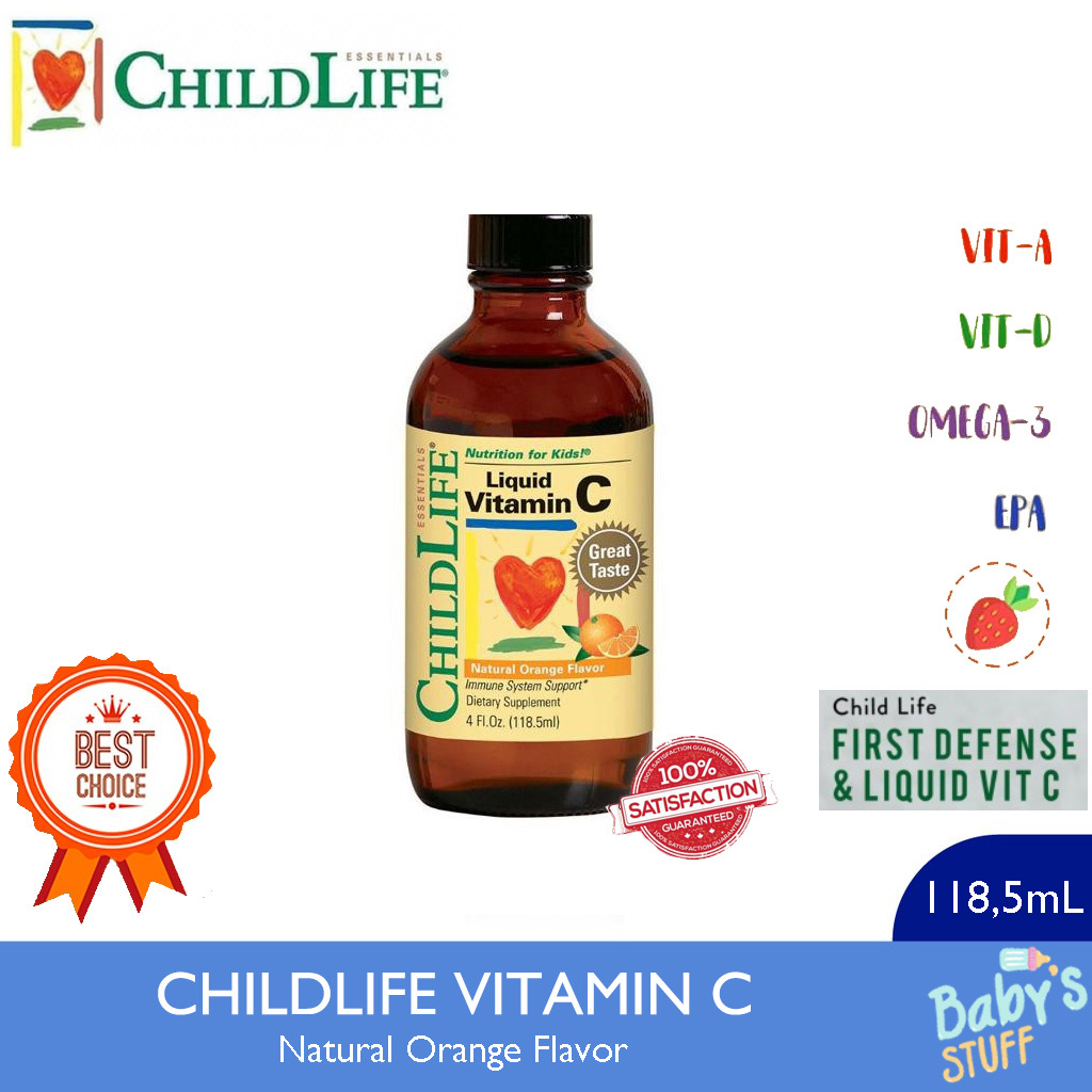 CHILDLIFE VITAMIN C Orange Flavor 118.5mL Lazada Indonesia