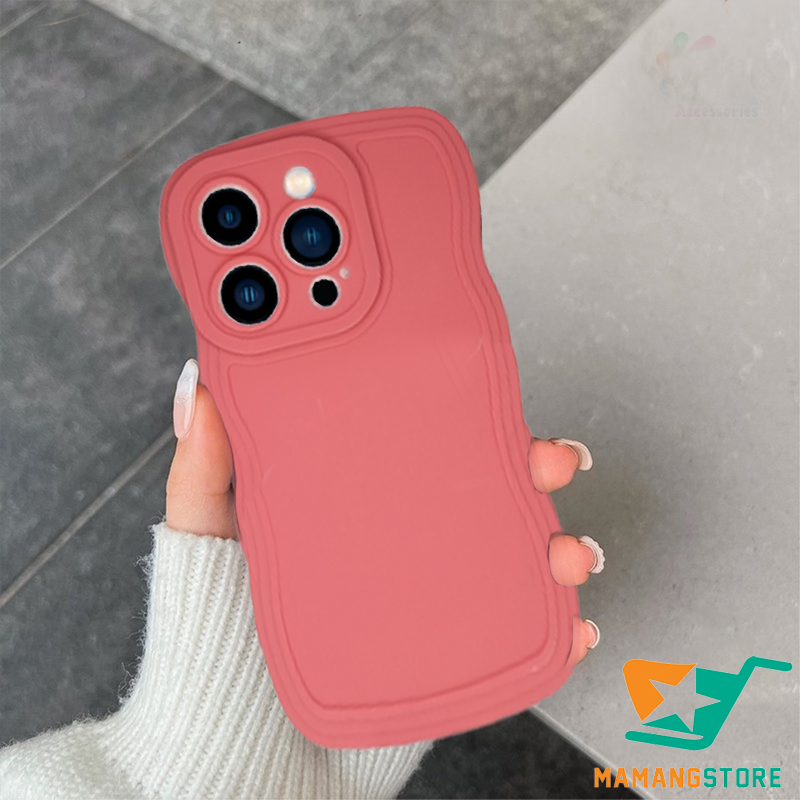 Mamangcase Softcase Silikon Gelombang Wavy Oppo A1kc2a3sc1a5sa7a11ka12f9a16a17a17k 0461