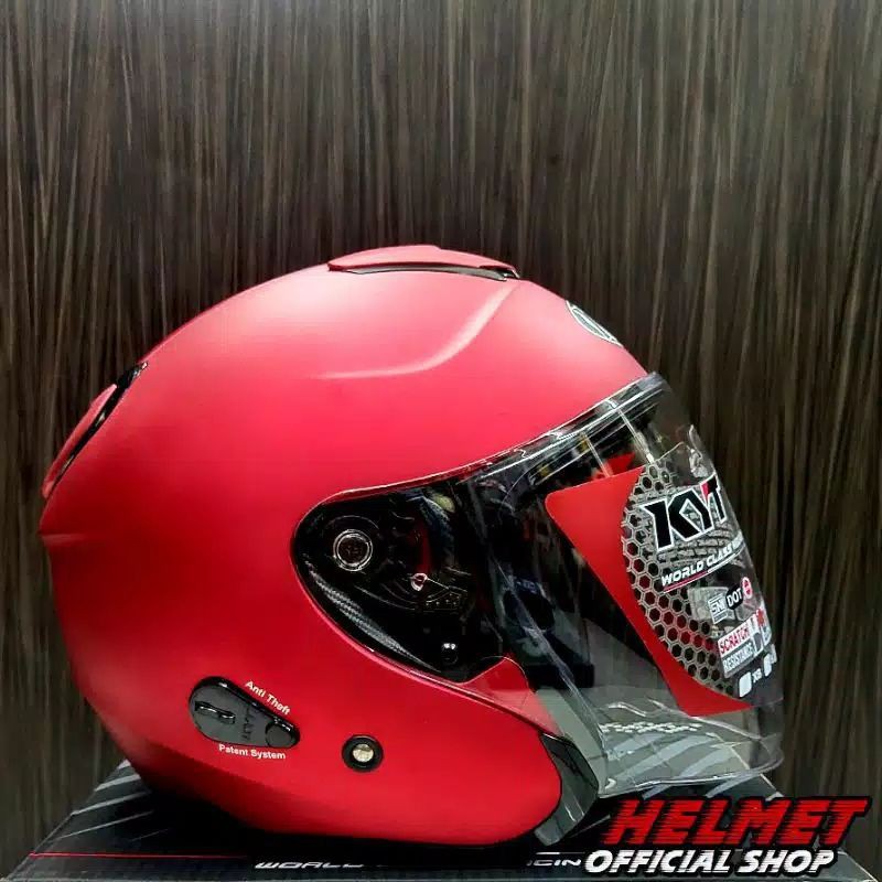 Helm Half Face KYT Kyoto Original Helm Murah Helm Pria Dewasa
