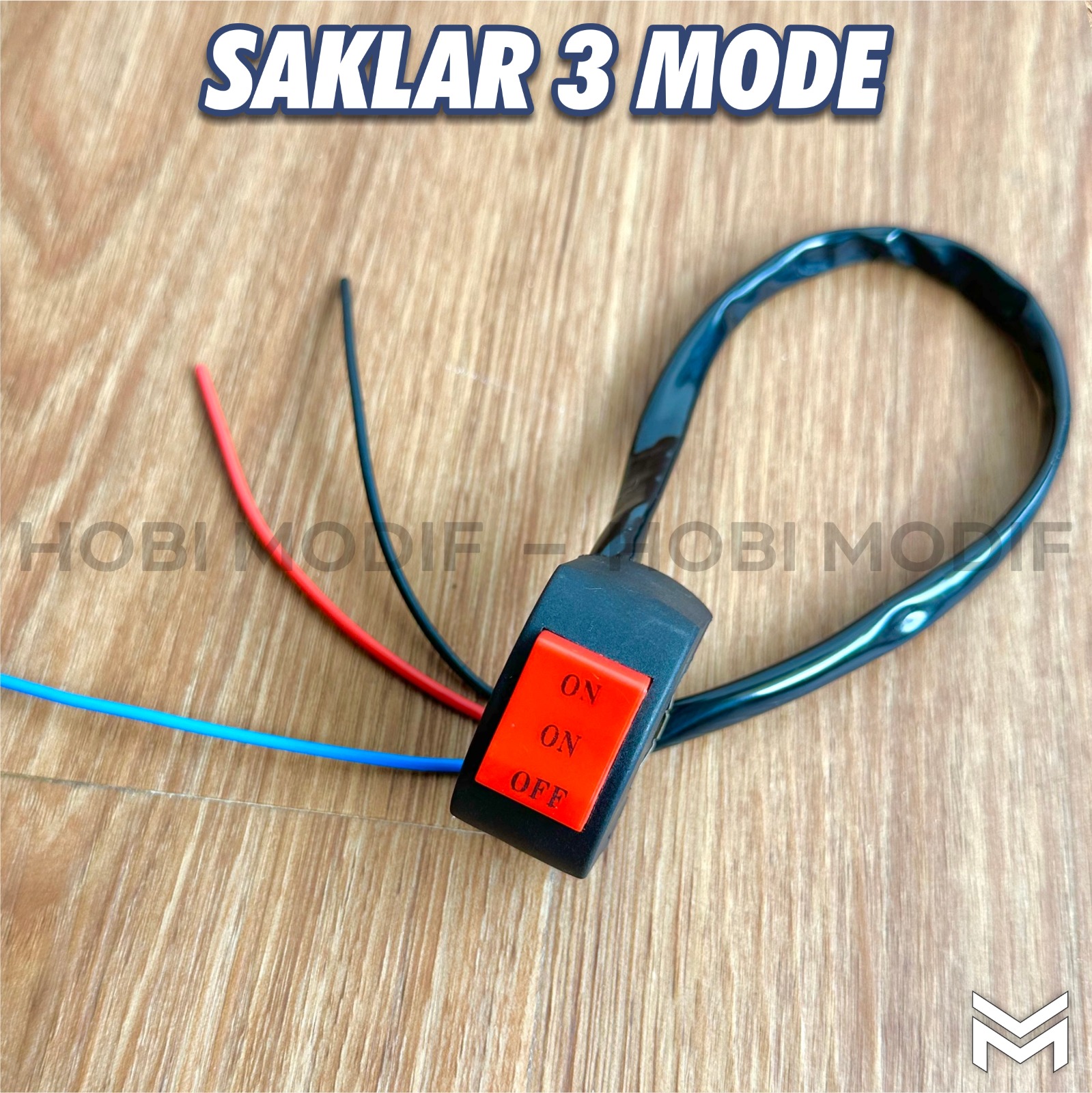 SAKALAR ON OFF HITAM MERAH SAKALR MULTI FUNGSI SAKLAR ON OFF 3 MODE ...