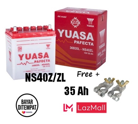 Aki mobil Aki Basah Yuasa Basah 12 Volt 35 Ampere | Lazada Indonesia