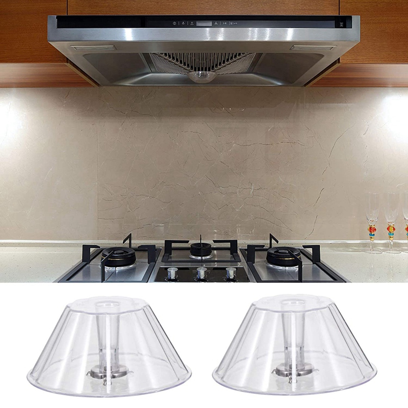 2Pcs Plastic Range Hood Oil Cup Round Oil Catcher Oil Collecting Cup