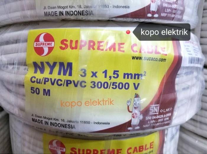 Kabel Supreme NYM 3x1.5 @ 50 Meter 3x1,5 ( Roll sup)