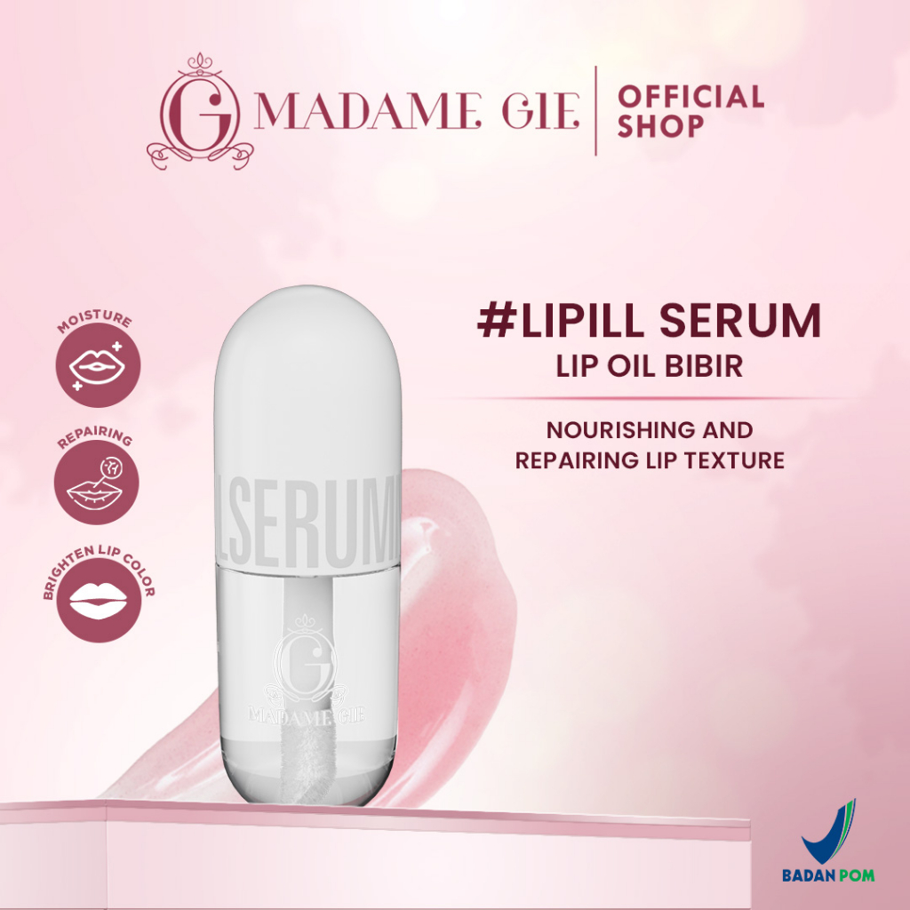 Madame Gie #LiPill Serum - Lip Oil Bibir
