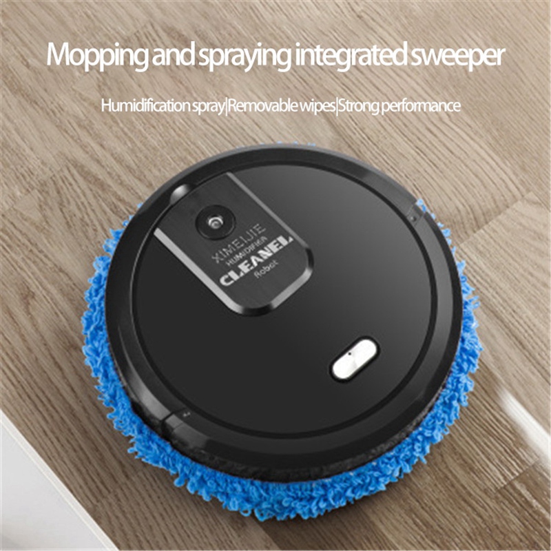 3 in 1 Sweeping Robot Portable Floor Sweeper Robotic Vacuum Cleaner Dry and Wet Spray Cleaning
