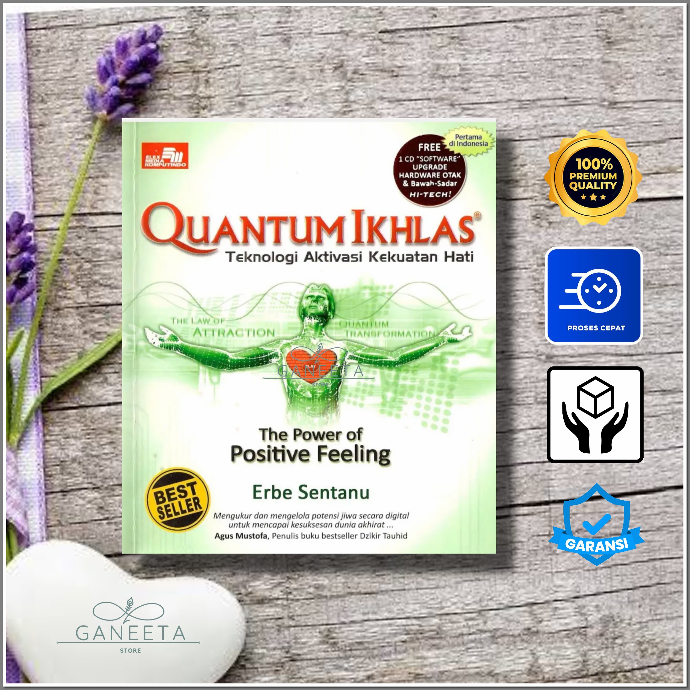 Buku Quantum Ikhlas (Teknologi Aktivasi Kekuatan Hati) oleh Erbe