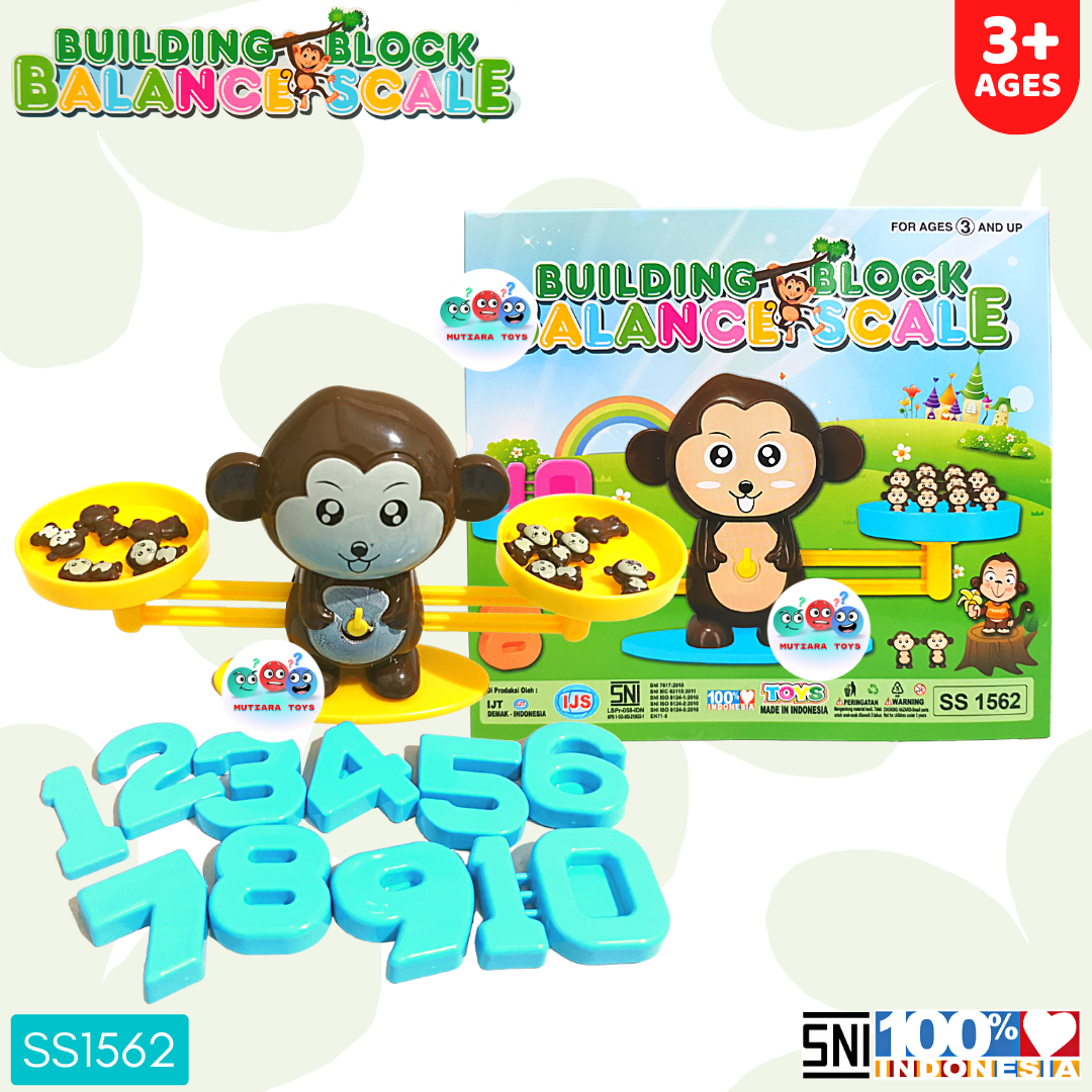 MM Mainan Edukasi Balance Scale Timbangan Monkey SS1562 Lazada