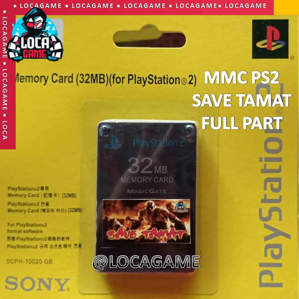 MMC MEMORY CARD PS2 SAVE TAMAT BISA REQUEST JUDUL GAME Lazada Indonesia