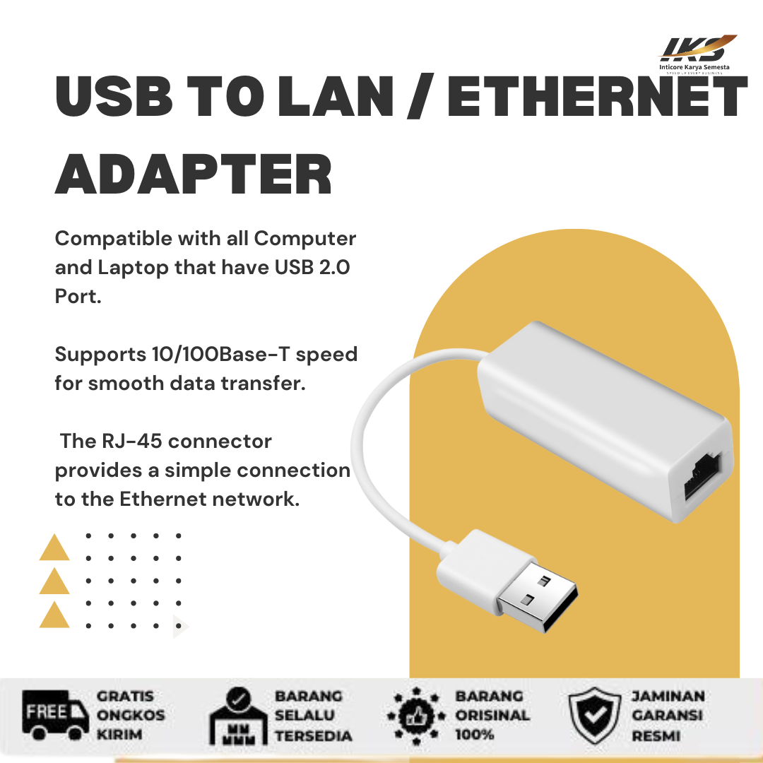 USB LAN Adapter / Converter USB to LAN / USB To RJ45 Kabel Lazada Indonesia