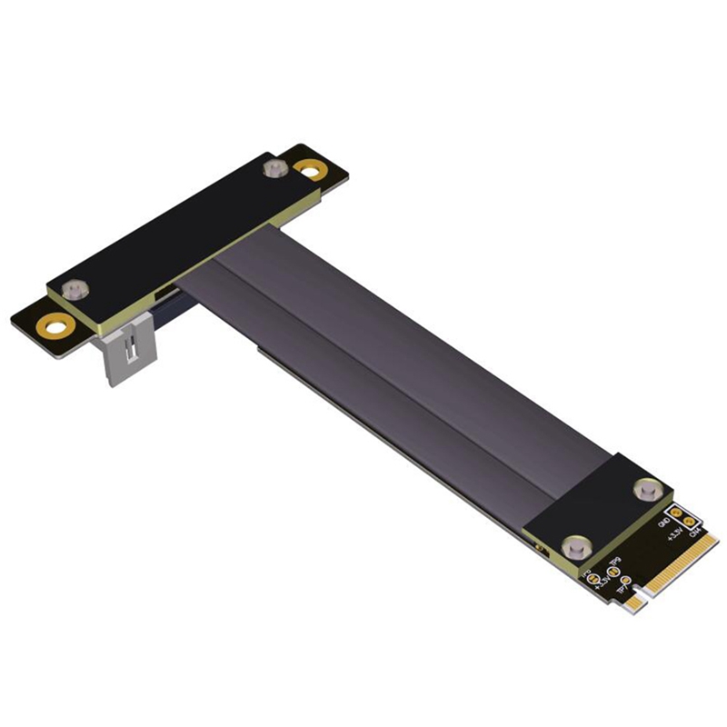 R42SL PCIe X4 3.0 Extension Cable PCI Express 4X to M.2 M Key 2280 Riser Card Gen3.0 Extender Line 32G/Bps
