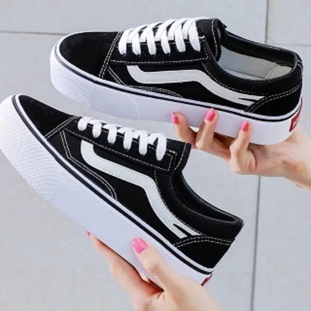 BOSSEPATU89 SEPATU KETS_VANS_SNEAKERS/KANPAS/KULIAH/SANTAI Oldskool Canvas Unisex Skateboard VBW02 HANDMADESHOES PRIA WANITA Free COD + Box