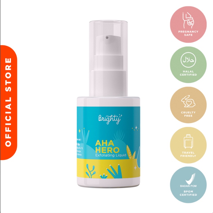 MSBB - Brighty AHA HERO Exfoliating Liquid | Lazada Indonesia