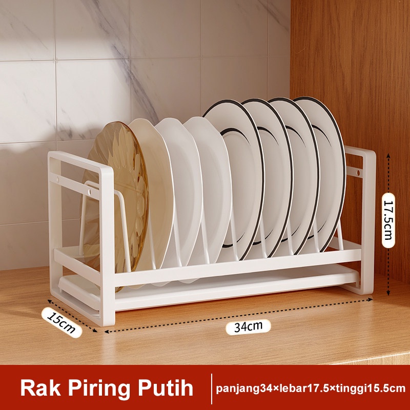 Rak Pengering Piring Laci Dish Organizer Rak Piring Geser Rak ...