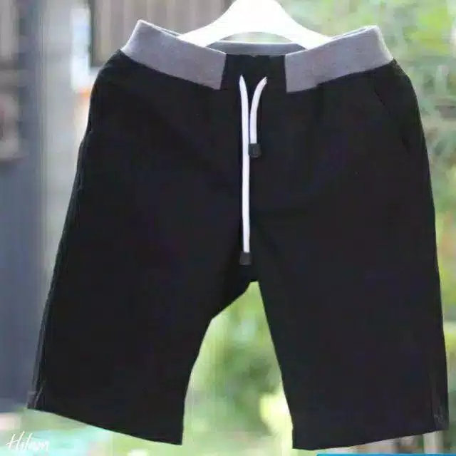 celana pendek pria distro - celana pendek chino pria pinggang elastis RIB ukuran JUMBO