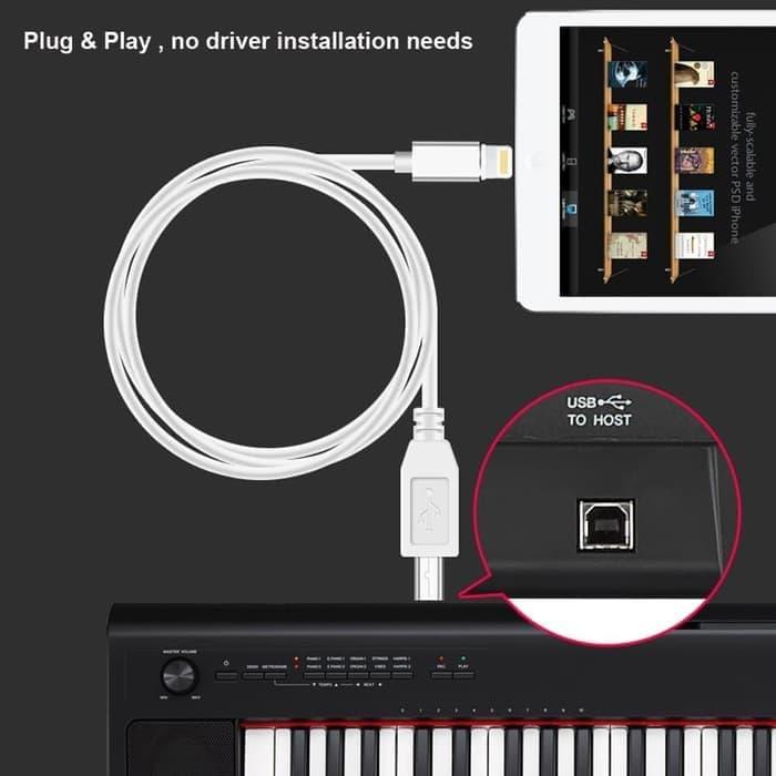 Lightning to MIDI Cable, USB 2.0 Kabel Lightning High Speed Cord