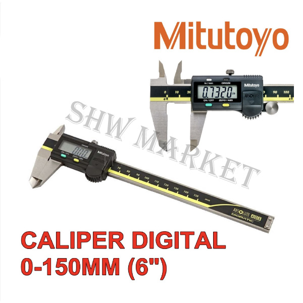 MITUTOYO Digital Caliper Sigmat Digital 6" 0150mm Lazada Indonesia