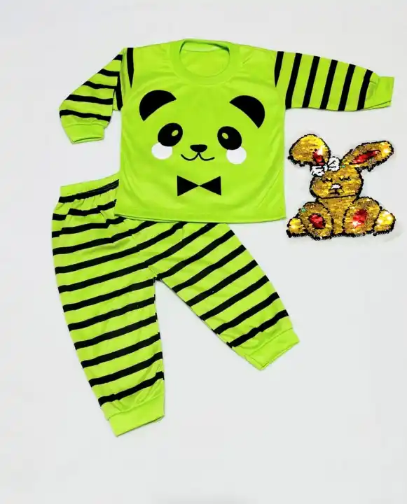 Setelan Baju Tidur Bayi Lucu Usia 0 12bulan Gambar Panda Ziagirl Shop Lazada Indonesia