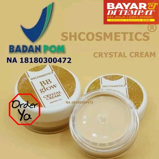 BB Glow Crystal Cream Original BPOM / BB Cream / BB Glowing / BB Glow Crystal / Seperti Alas Bedak Wardah / Alas Bedak Purbasari / Alas Bedak Make Over / Fondation Wajah / Pelembab Wajah Wanita / Pelembab Muka / Cream Pemutih Wjah Glowing / Cream Glowing