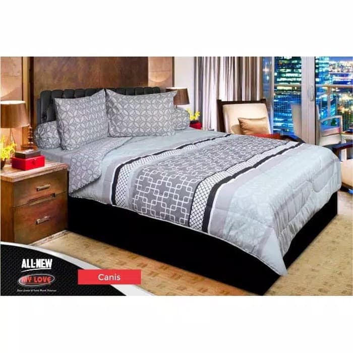 harga bed cover my love