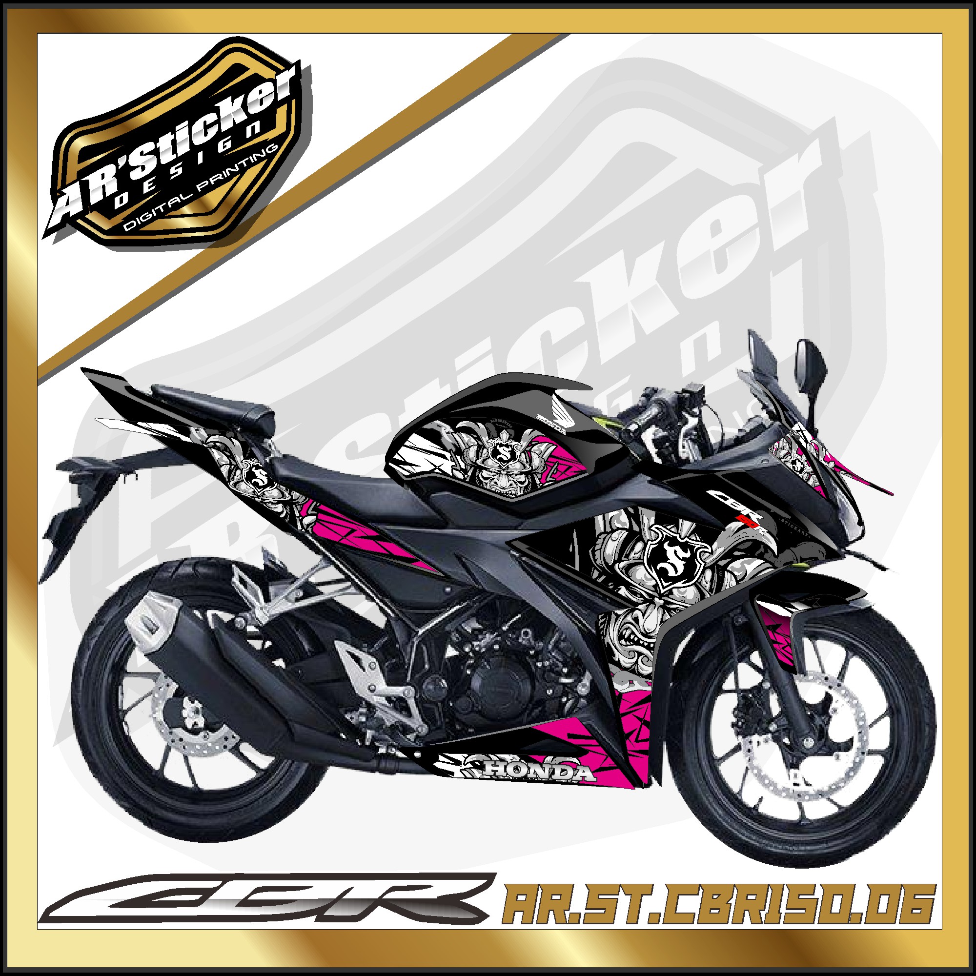 Cbr Sticker Striping Cbr Facelift Stiker Motor Keren Setiker Motor ...