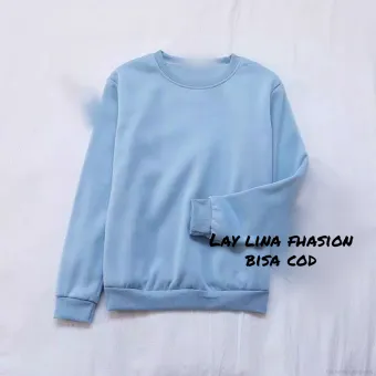 sweater tanpa hoodie