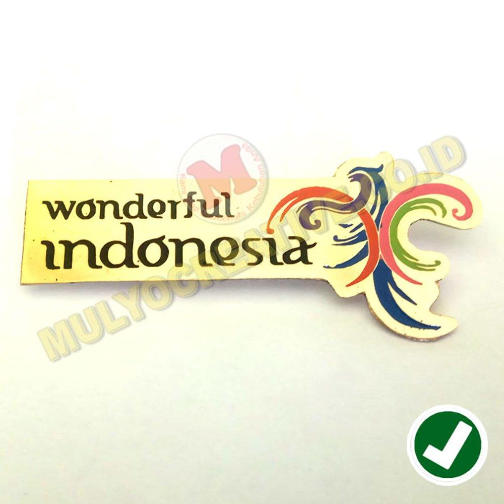 Pin Wonderful Indonesia - Pin Logo Pesona Indonesia / 4pcs