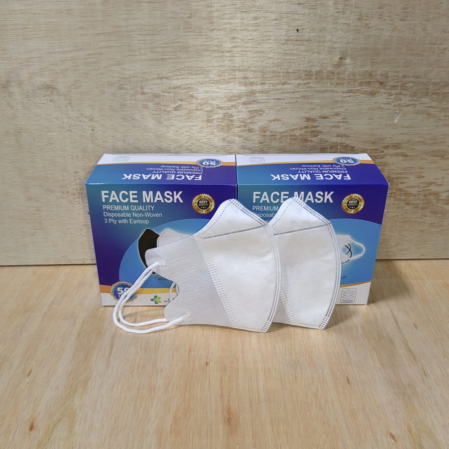 FACEMASK - MASKER DUCKBILL GARIS / FACE MASK DUCKBILL / MASKER DUCKBILL ...