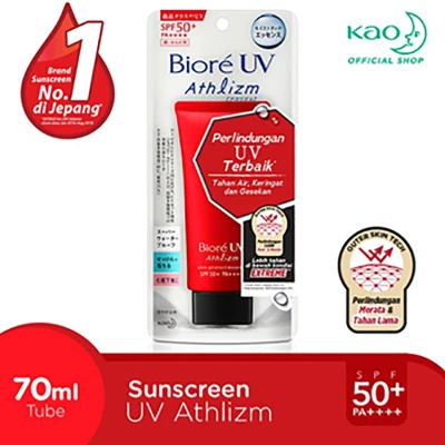 Biore UV Athlizm Skin Protection Essence Sport Sunscreen SPF 50 PA++++ 70g