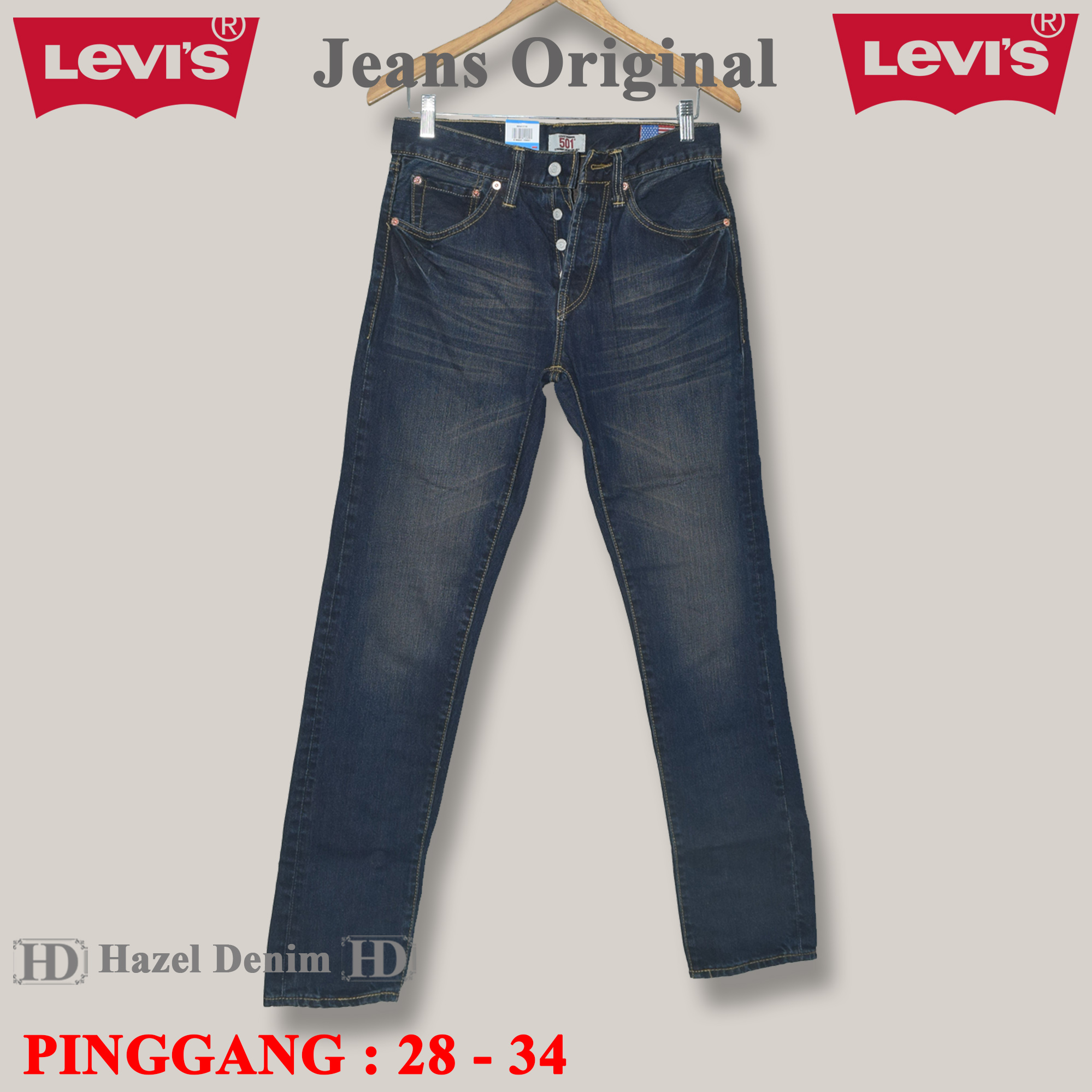 Celana Panjang Jeans Levis 501 Import 