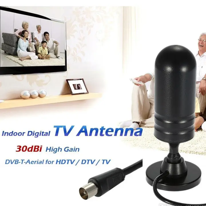 Dvb T Antenna 30dbi Made In China Antena Penerima Penguat Sinyal Tv Digital Analog Vhf Amplifier