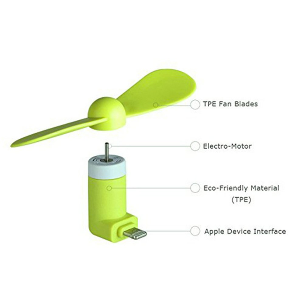 Mini Fan Kipas Angin Untuk Hp Micro Android Type C Iphone Lazada Indonesia