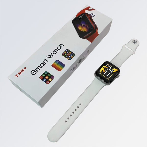 BISA COD] T55+ SERIES 6 Smartwatch Bluetooth Layar Sentuh Dengan  Pedometer+Monitor Detak Jam JAM TANGAN PINTAR / SMART DEVICE / SMARTWATCH  MODEL TERBARU DAN TERLARIS BLUETOOTH CALL ANDROID \u0026 IOS | Lazada Indonesia