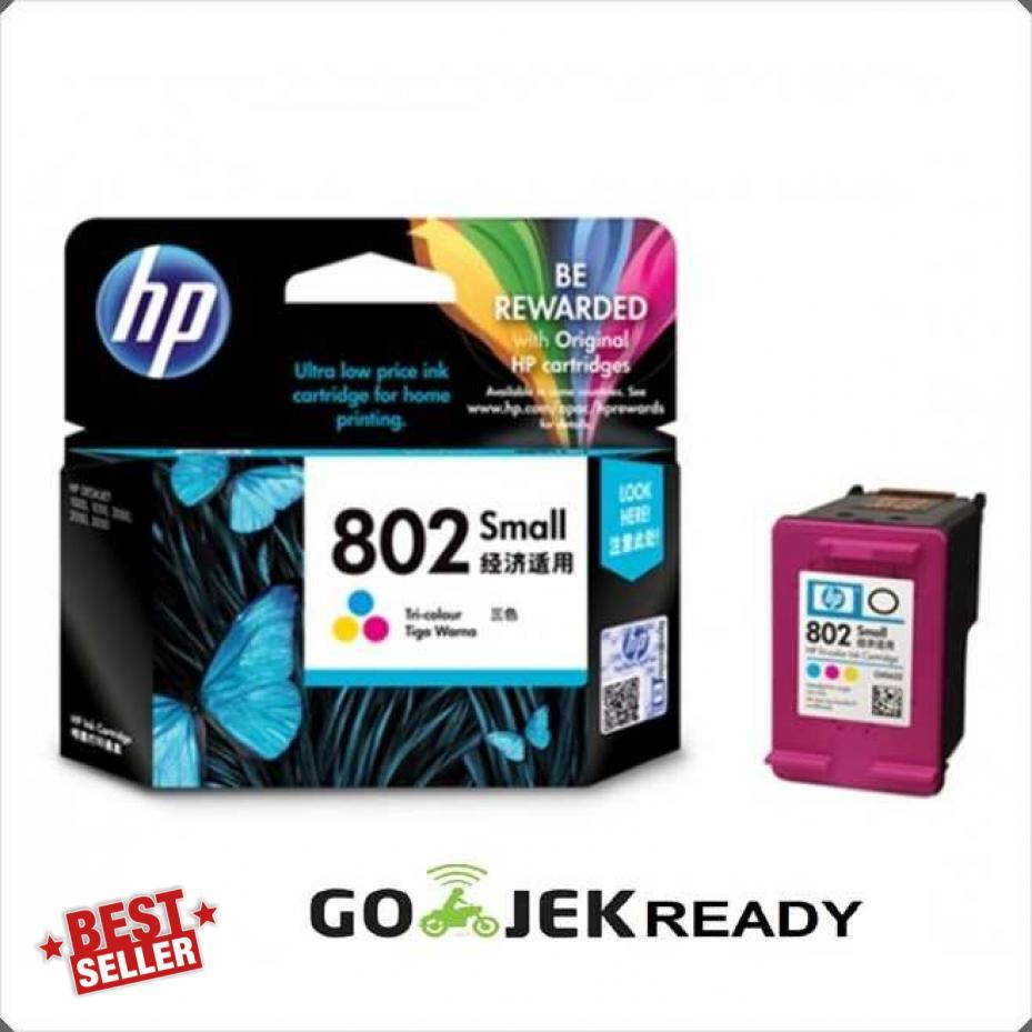 Tinta HP 802 Color Original, Produk Printer, Scanner Aksesoris Aksesoris Printer Produk Jaman Now Banget | ORC28625
