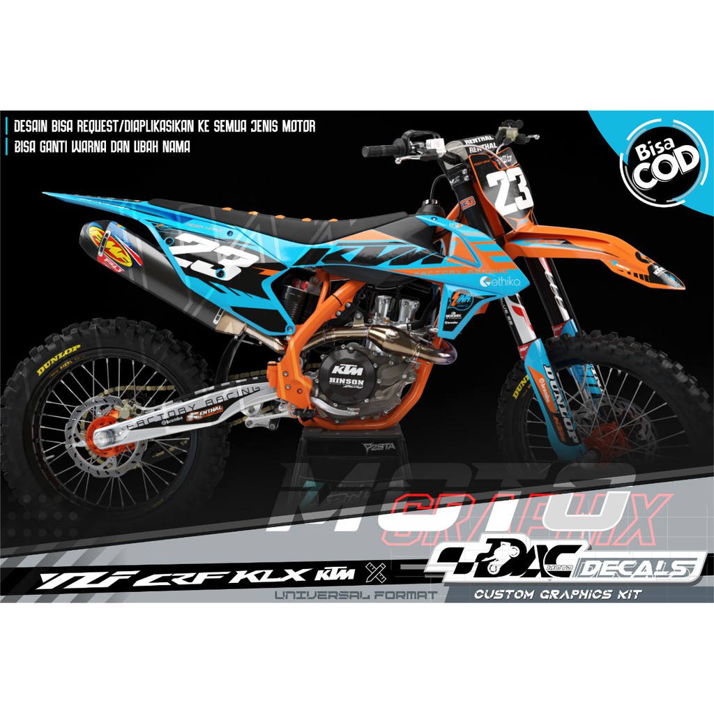 STIKER FULL BODY DECAL MOTOR CUSTOME 