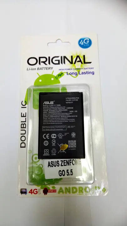 Baterai Original Zenfone Go 5 5 Zb552kl X007d X007 Lazada Indonesia