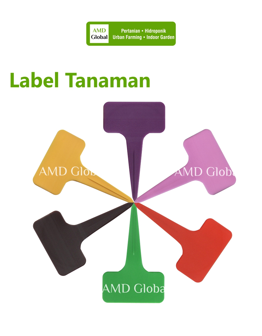 2 Pcs - Plant Label Tipe T Bahan Tebal / Label Tag Tanaman / Penanda ...