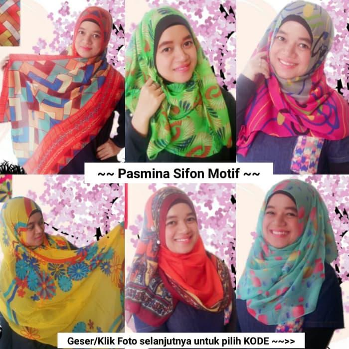 COD - FREE ONGKIR PROMO Pasmina Sifon Scarf Syal Hijab Jilbab Pashmina Souvenir Hadiah Murah (Shafa Gifts) - zQxMkDse