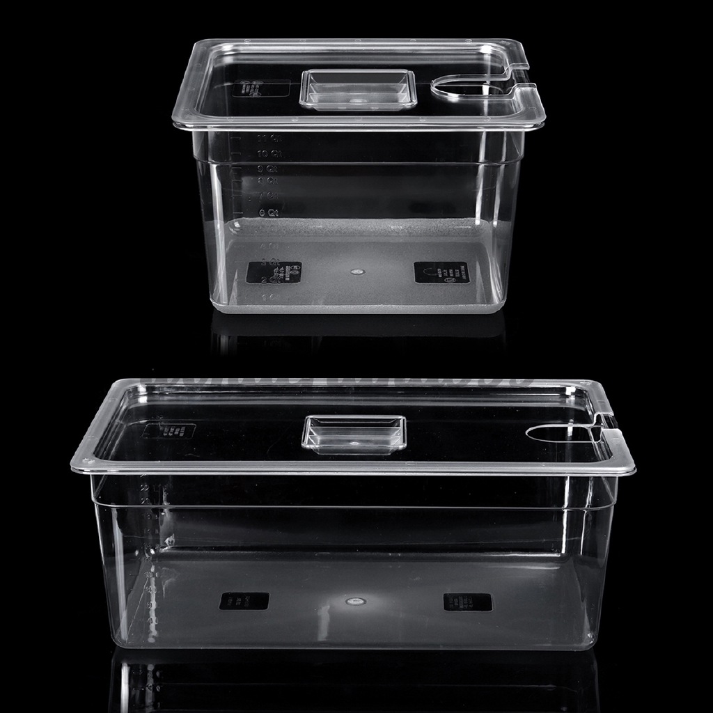 Sous Vide Container Steak Machine Container with Lid Water Tank Bath