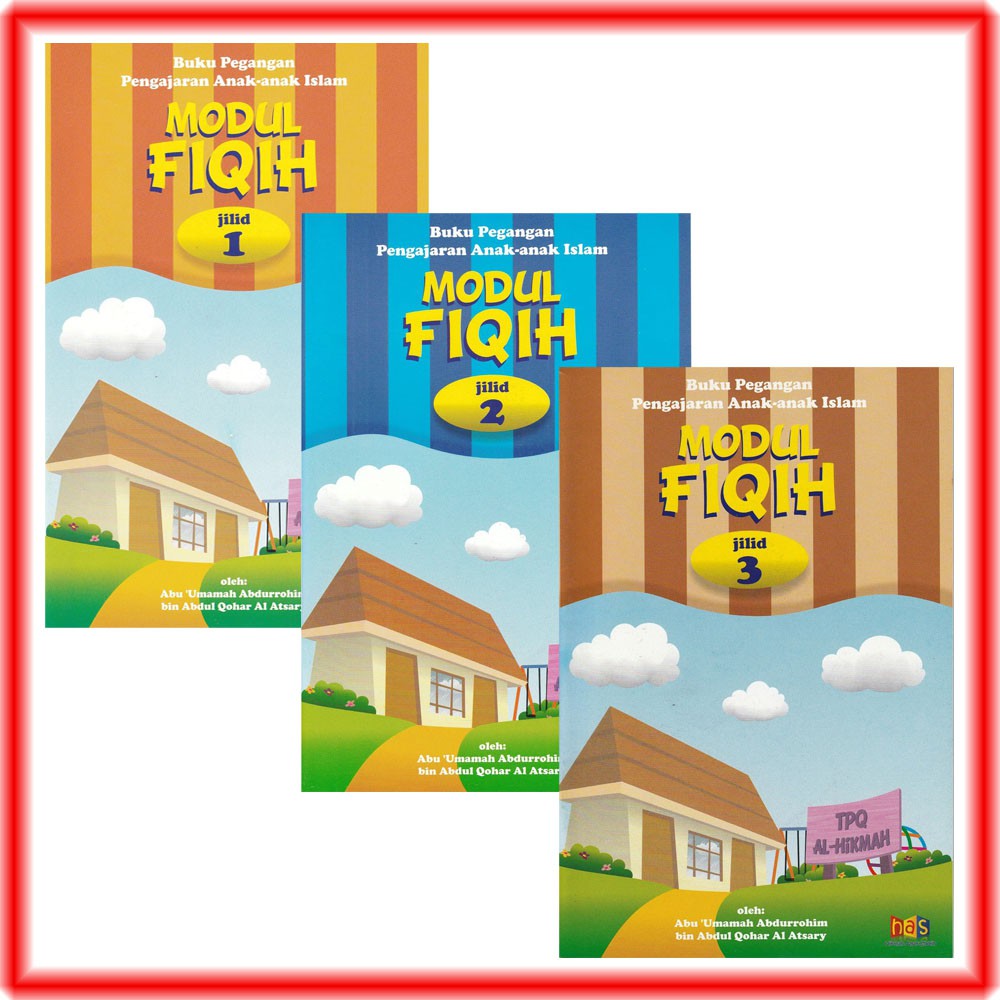 Buku Modul Fikih Jilid 1 2 3 HAS Modul Fiqih TK TPA TPQ | Lazada Indonesia