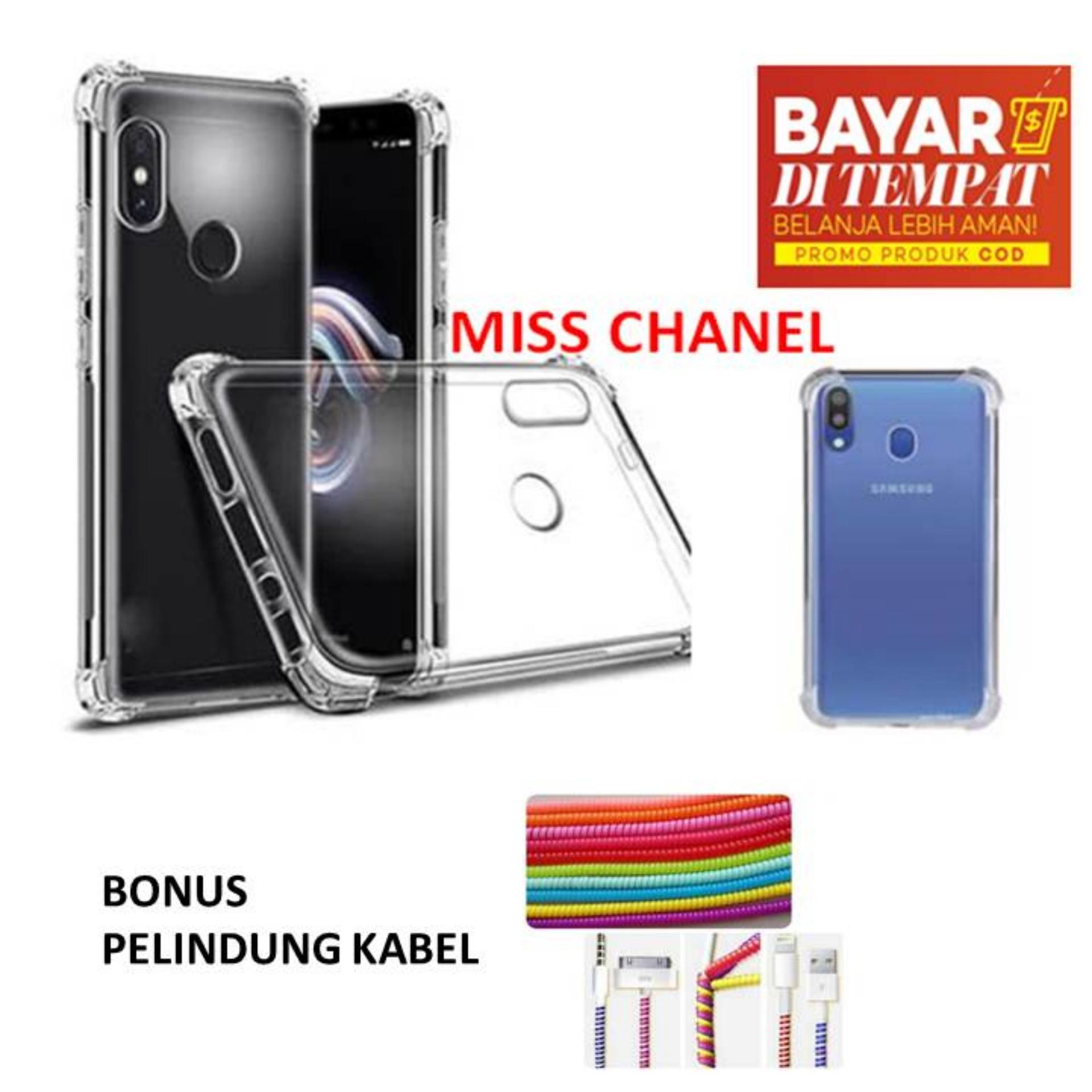 Case Anti Crack Samsung Galaxy M20 Case Anti Shock Samsung M20 / Softshell Shockproof / Casing Samsung / Silikon Case Samsung M20 - Bening BONUS PELINDUNG KABEL