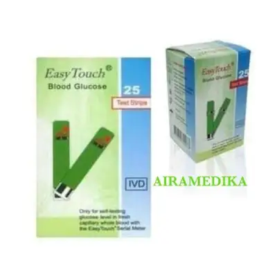 Easytouch Glucose Alat Test Stik Strip Gula Darah Refill Easy Touch