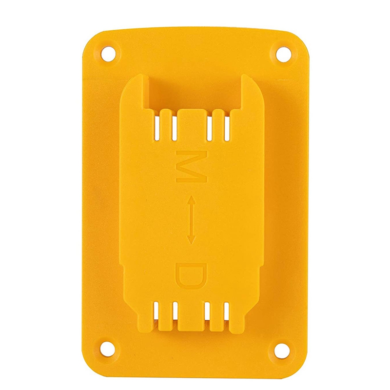 UOSXVC 5-Pack Tool Holders For Dewalt 20V/12V & Milwaukee M18 Drills - Yellow Mounts With Screws - View #6