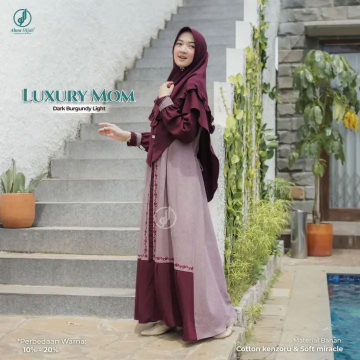 Baju Gamis Mom Luxury Family Sarimbit By Alwa Hijab Gamis Alwa Hijab Original Terbaru Cod Baju Gamis Alwa Hijab Couple Keluarga Terbaru Lazada Indonesia