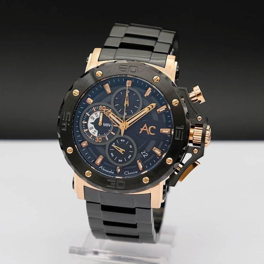 Alexandre Christie Collection Original - AC9205 - Jam Tangan Pria - Stainless Steel