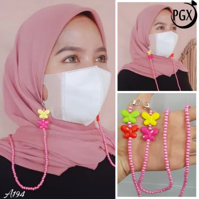 PGX Strap Masker - Kalung Masker - Tali Masker Mutiara Premium Aksesoris Fashion - A194