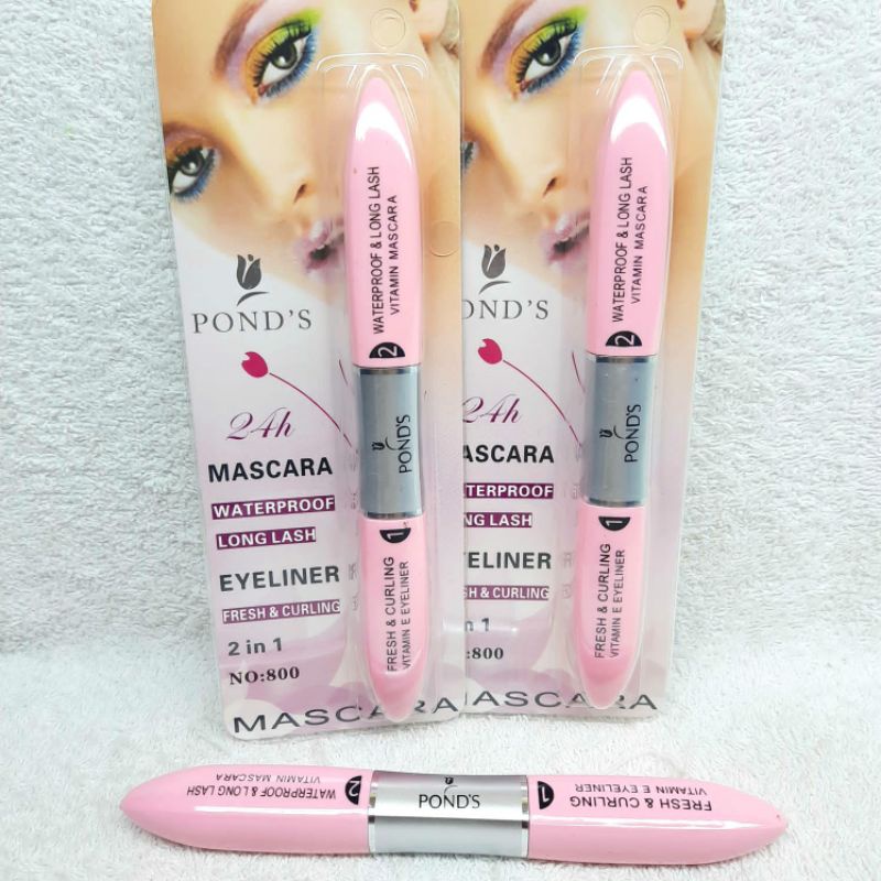 Maskara Anti Air dan Tahan Lama Waterproof Mesh BLACK Mascara