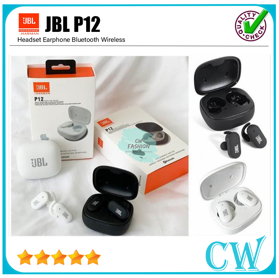 Tws Harga Jbl P12 Original Wireless Earphones Jbl P12 Bluetooth